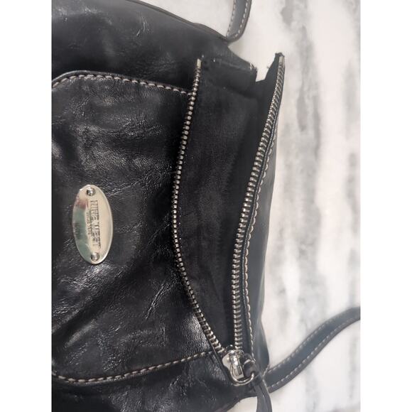 Nine West Women's Black Crossbody Satchel, Small Shoulder Bag, Everyday‎ Handbag - Picture 3 of 6
